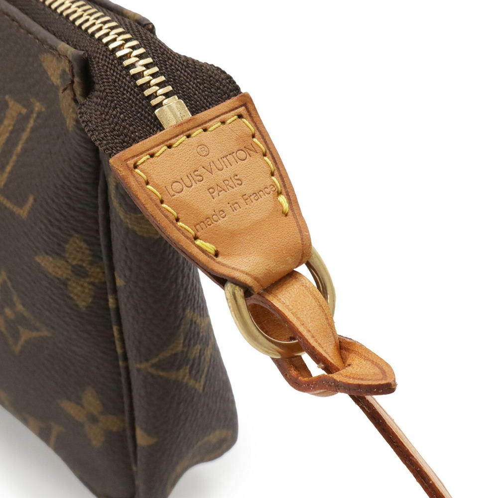 LOUIS VUITTON Authentic Brown Monogram Pochette Mini Bag - Picture 8 of 10